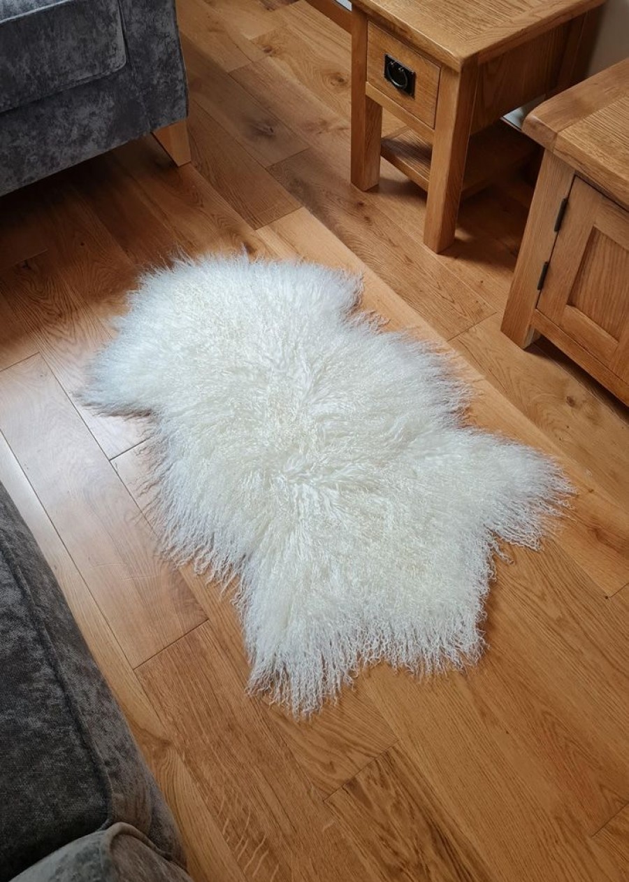 Lambland Eco Tanned Sheepskins | Eco Tanned Tibetan Lambskin In Ivory