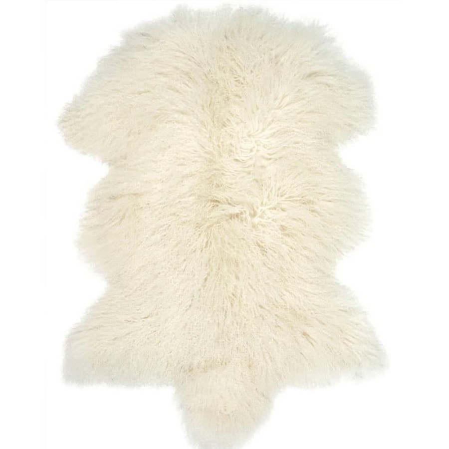 Lambland Eco Tanned Sheepskins | Eco Tanned Tibetan Lambskin In Ivory