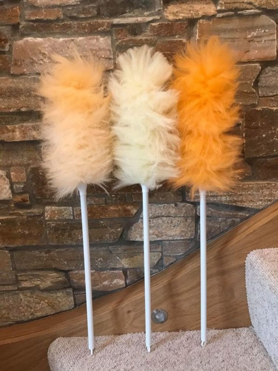 Lambland | Lambswool Duster With Plastic Handle