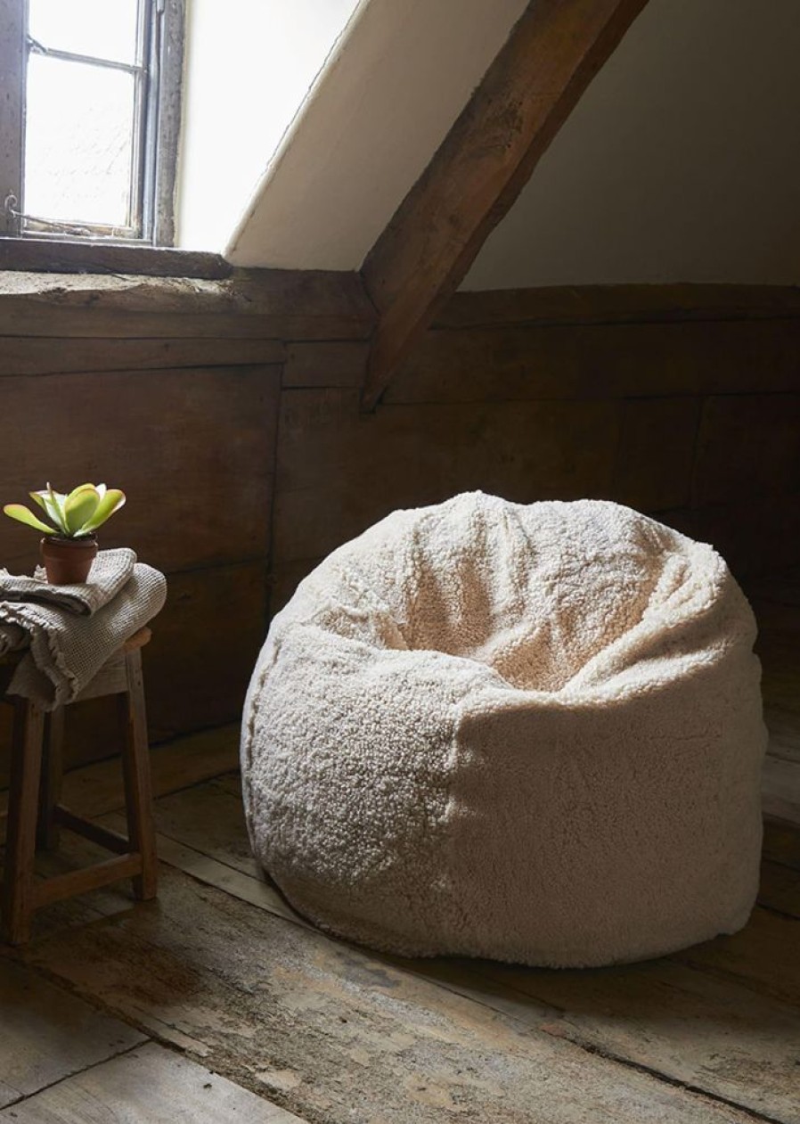 Owen Barry Pouffes & Beanbags | Large Swedish Sheepskin Bean Bag