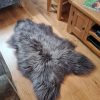 Lambland Eco Tanned Sheepskins | Eco Tanned Long Wool Vole Tipped Icelandic Sheepskin