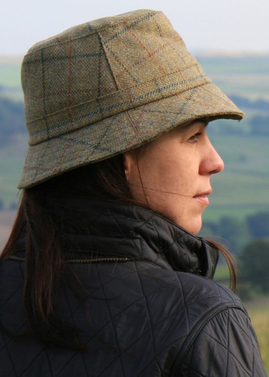 Lambland Hats, Scarves & Earmuffs | Teflon Coated Wool Tweed Poacher Hat