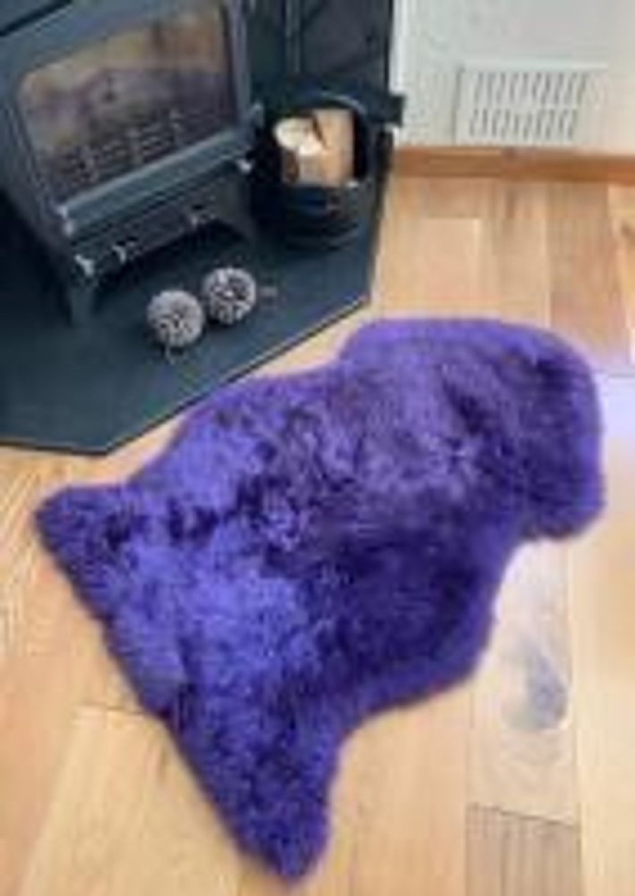 Lambland Eco Tanned Sheepskins | Eco Tanned Luxury Bright Purple Sheepskin