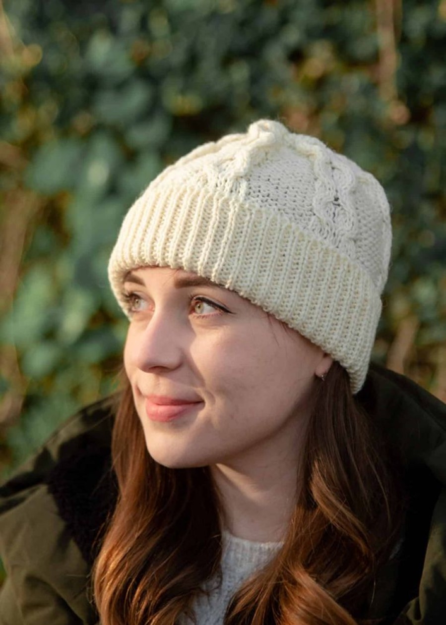 Glencroft Hats, Scarves & Earmuffs | Hand Knitted British Wool Aran Beanie Skullie Hat