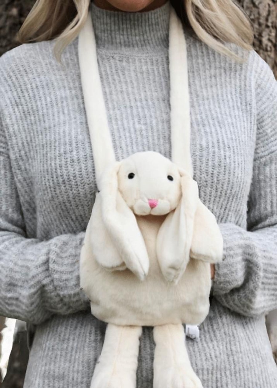 Lambland Hats, Gloves & Mittens | Soft Cream Rabbit Hand Muff