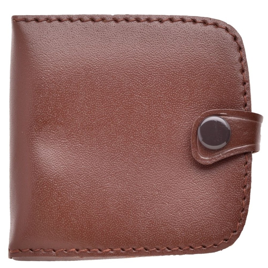 Arnicus Leather Wallets | Square Leather Tray Purse With Note Section