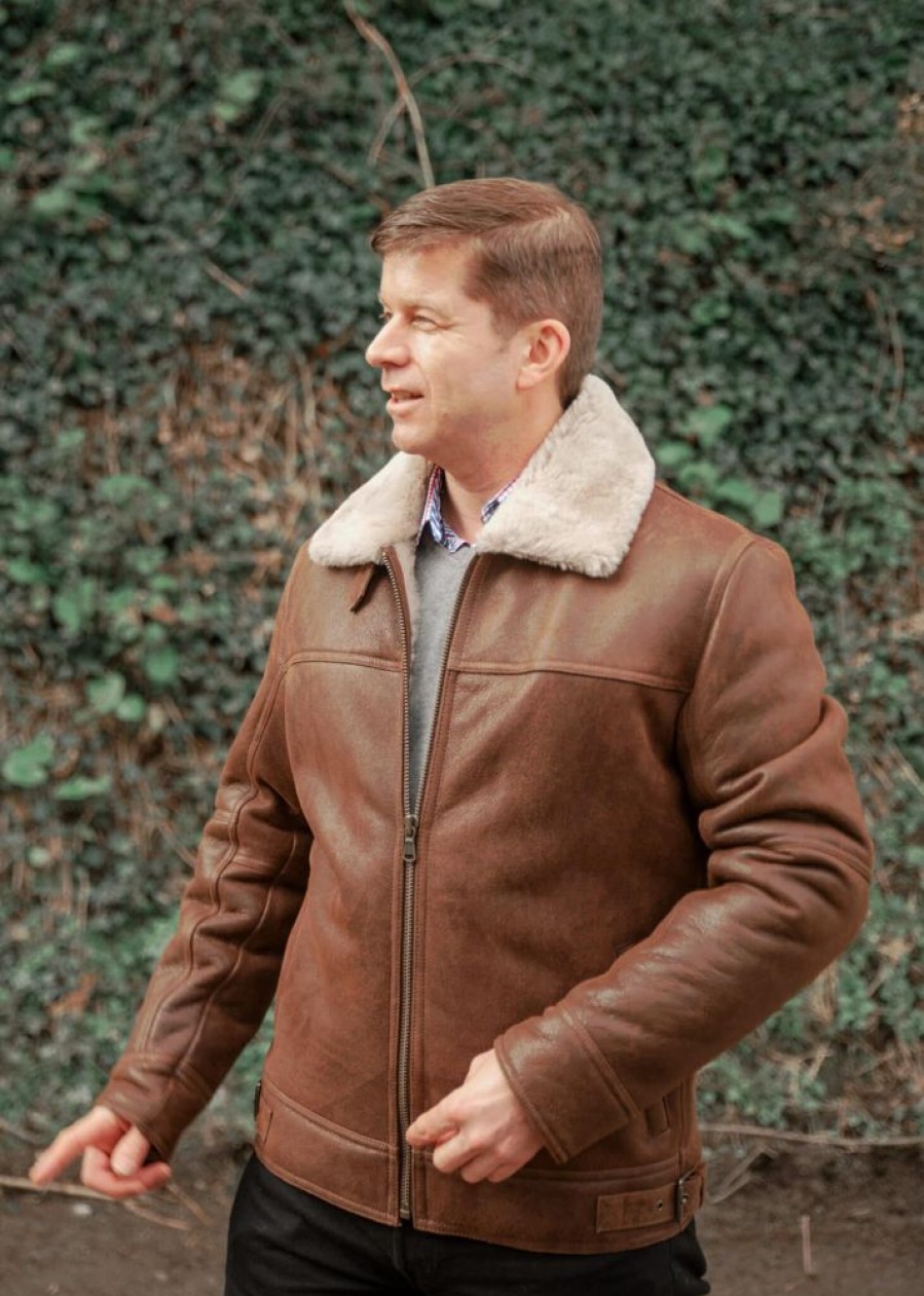 Lambland Coats, Jackets & Jumpers | Men'S Aviator Finished Flying Jacket