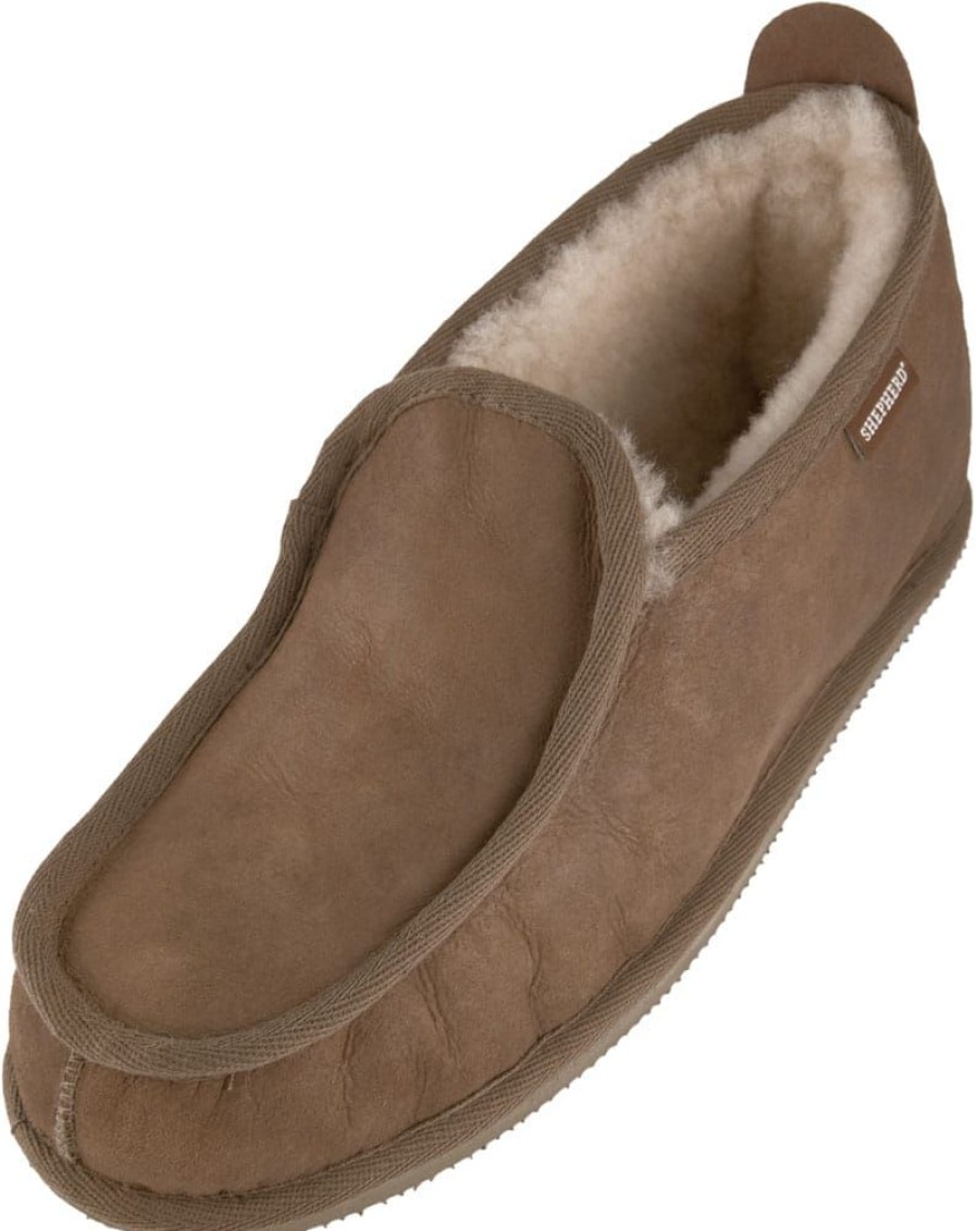 Shepherd Men'S Sheepskin Slippers | Men'S Sheepskin Slipper Boots With Sole