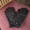 Lambland Gloves & Mittens | Men'S Premium Leather Biker Style Gloves