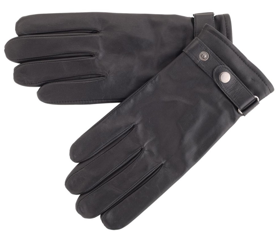 Lambland Gloves & Mittens | Men'S Premium Leather Biker Style Gloves