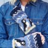 Pachamama Gloves & Mittens | Hand Knitted Puffin Design Handwarmer