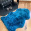 Lambland Eco Tanned Sheepskins | Eco Tanned Luxury Teal Blue Sheepskin