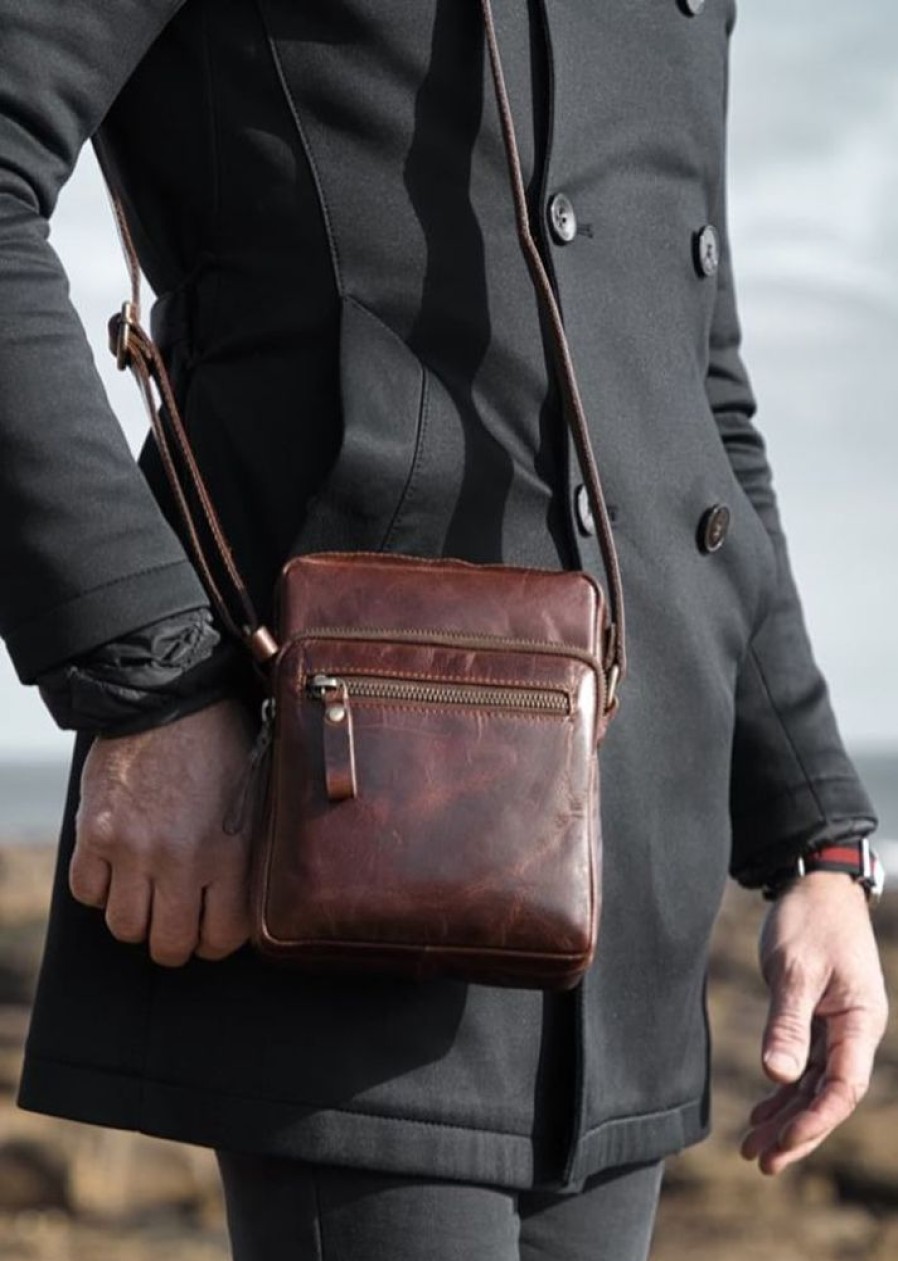 Primehide Handbags | Luxury Leather Compact Flight / Bike Bag