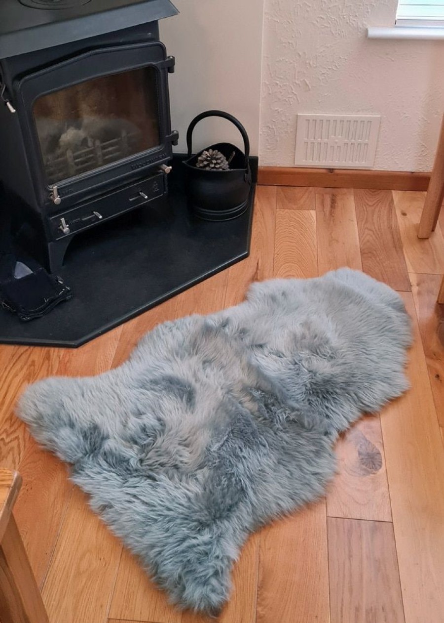 Lambland British Sheepskins | British Premium Silver Grey Sheepskin Rug