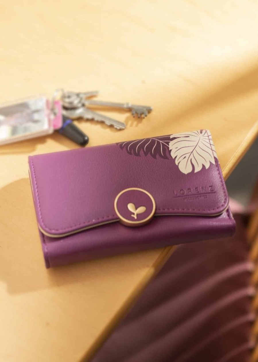 Lorenz Purses | Women'S Soft Faux Leather Tri-Fold Wallet