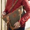 Barrhead Leather Top Handle Bags & Shoppers | Hand Crafted Deer Skin And Tweed Dual Handle Bag