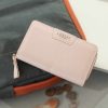 Lorenz Purses | Faux Leather Zip Around Wallet With Magnetic Note Section