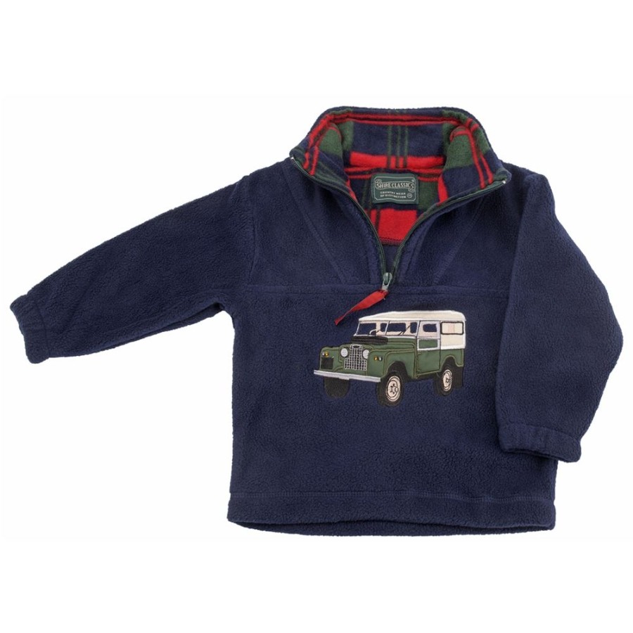 Lambland Kids Fleeces & Bodywarmers | Kids' 4 4 Navy Fleece Sweater