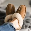 Shepherd Ladies Sheepskin Slippers | Ladies Genuine Sheepskin Slip On Mule Slippers