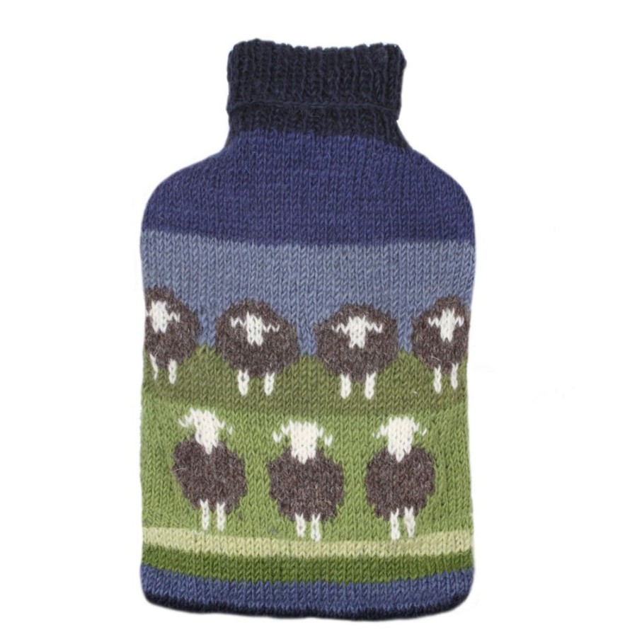 Pachamama Cushions & Hot Water Bottles | Herdwick Sheep Hot Water Bottle Cover & Bottle