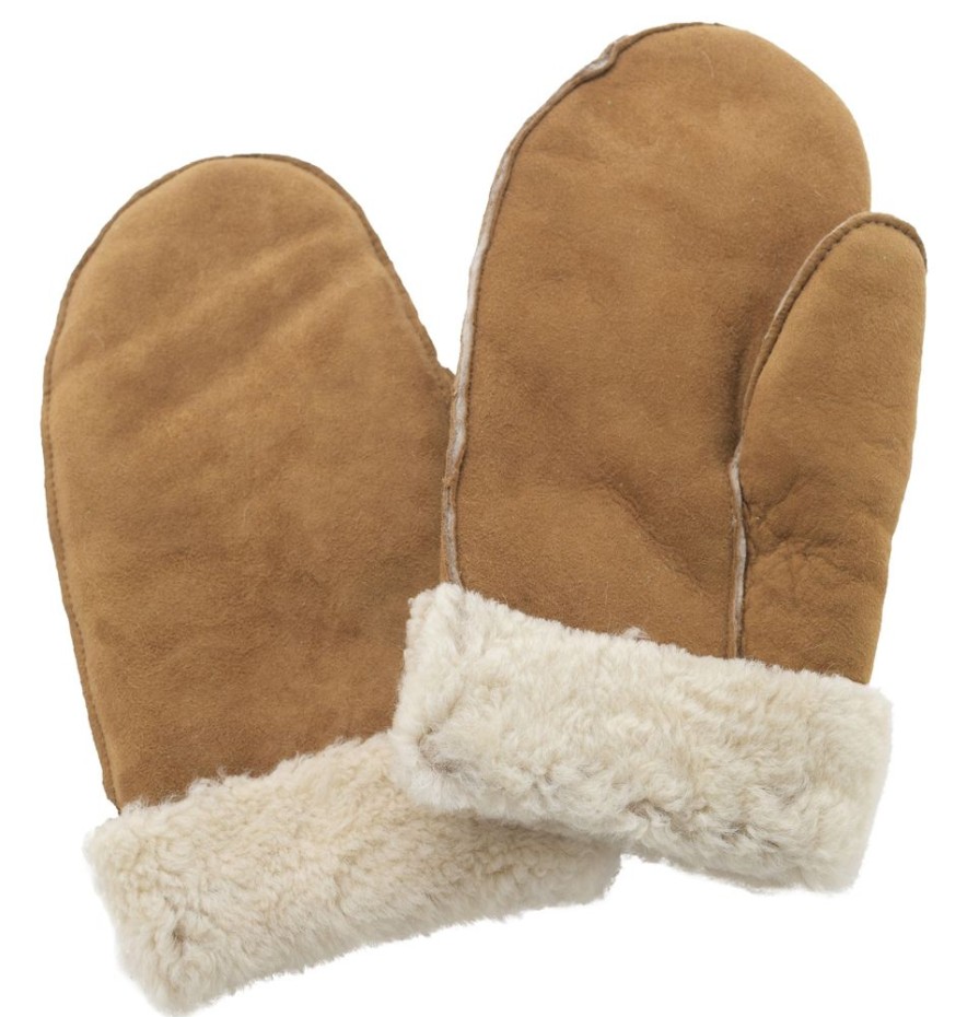 Glencroft Gloves & Mittens | Ladies Genuine Sheepskin Whole Piece Mittens