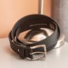 Ibex Leather Leather Belts | Men'S Luxury Leather Stitched Edge Belt