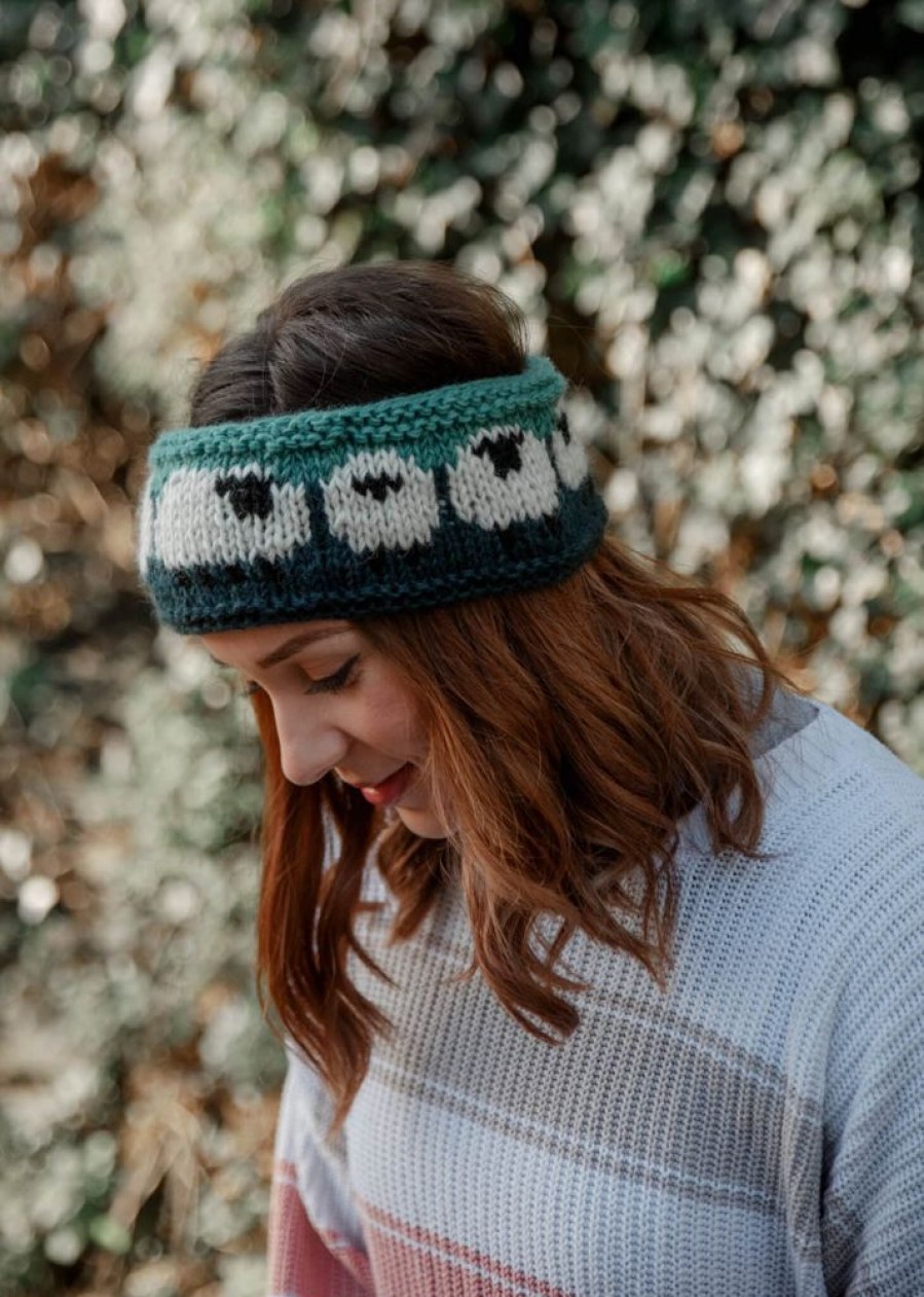 From The Source Hats, Scarves & Earmuffs | Hand Knitted Woolen Sheep Headband