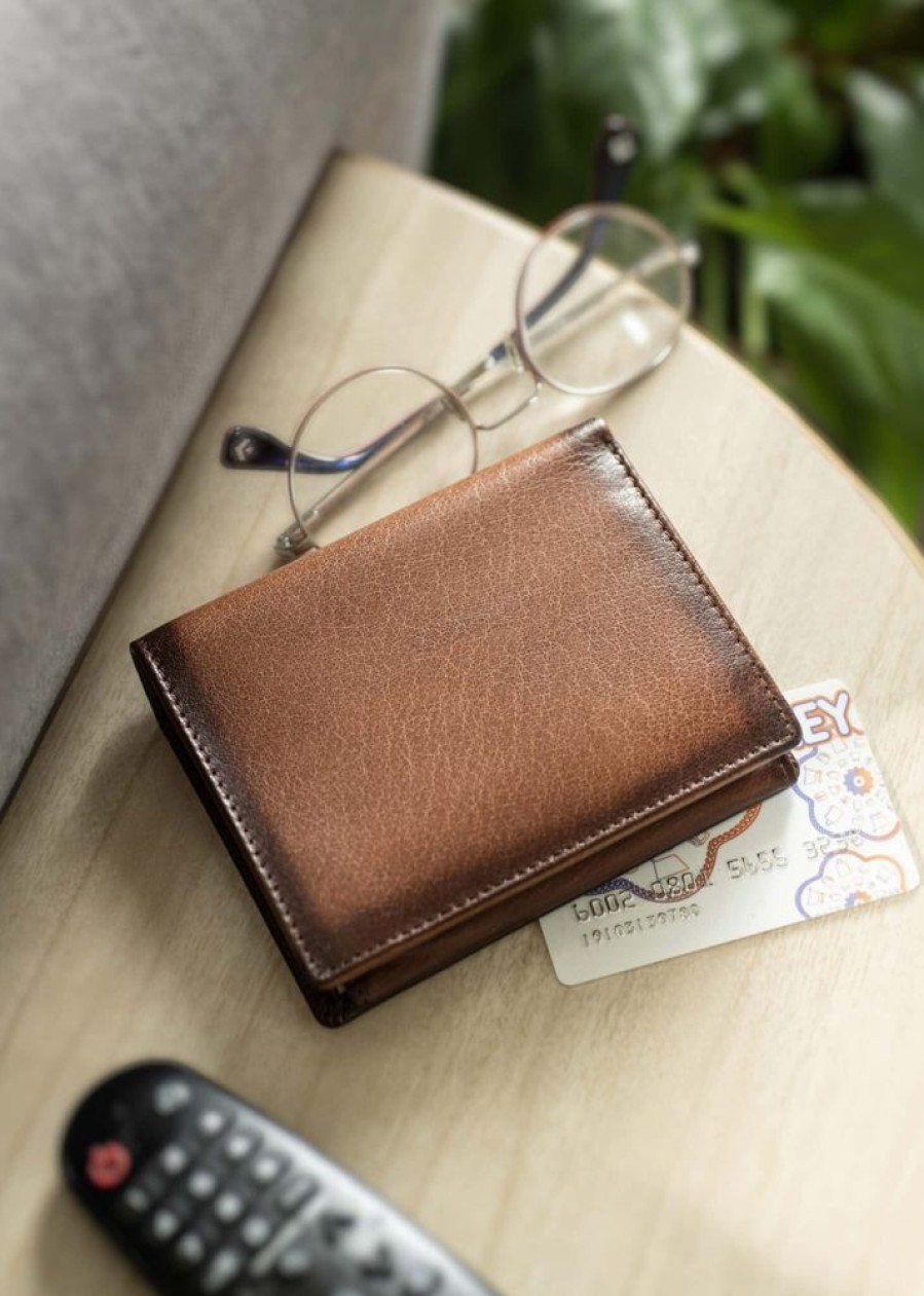 Primehide Wallets | Luxury Leather Practical Tri-Fold Organiser Wallet