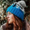 From The Source Hats, Scarves & Earmuffs | Hand Knitted Woolen Sheep & Sheepdog Bobble Hat