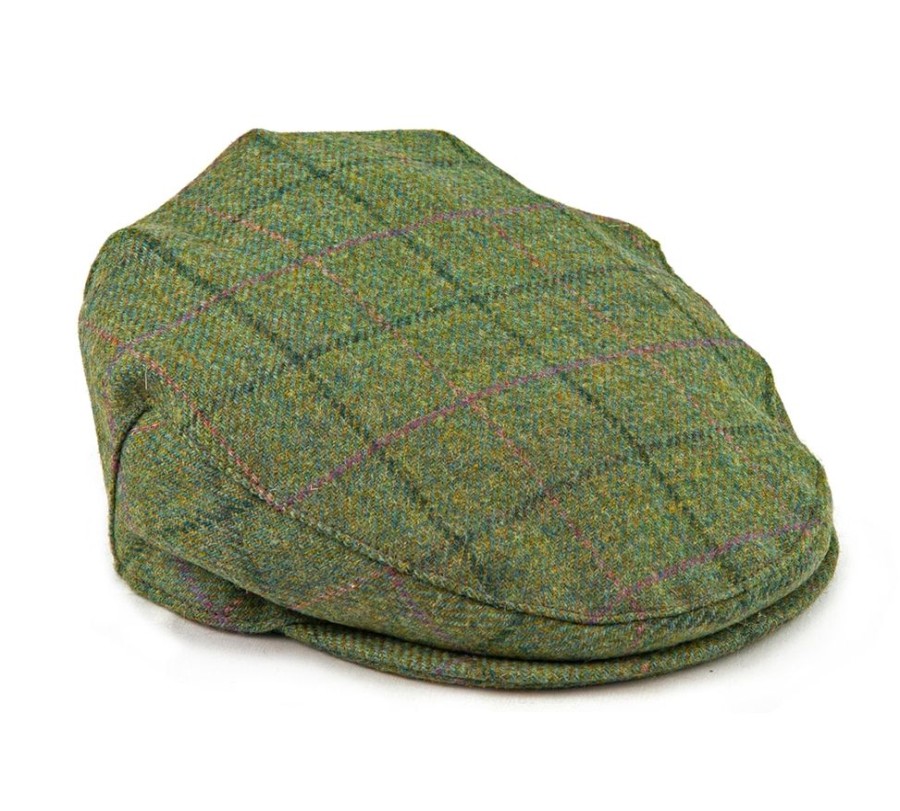 Glencroft Hats & Earmuffs | Norber Yorkshire Wool Tweed Cotton Lined Flat Cap