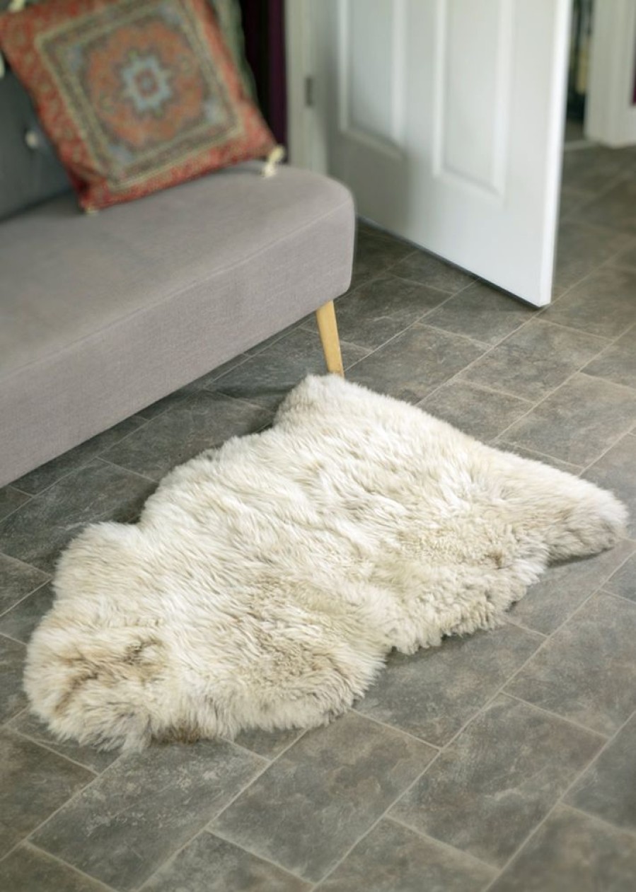 Lambland Eco Tanned Sheepskins | Eco Tanned Oyster Luxury Sheepskin Rug