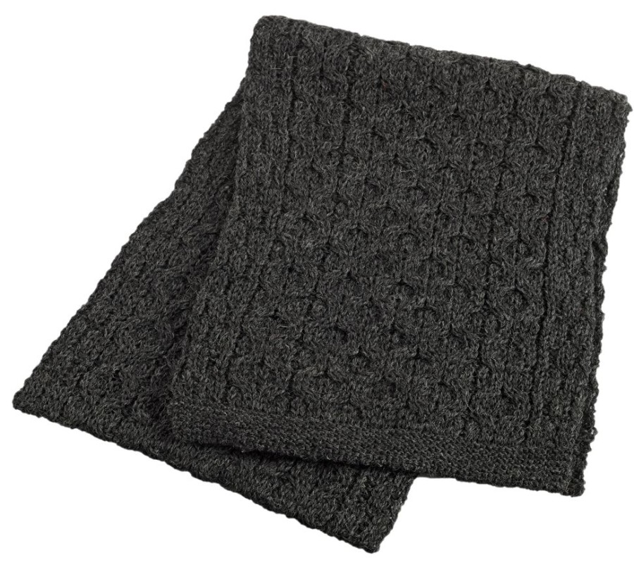 Glencroft Hats, Scarves & Earmuffs | 100% British Wool Aran Scarf