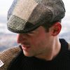 Glencroft Hats & Earmuffs | Men'S Traditional Patch Wool Tweed Cap