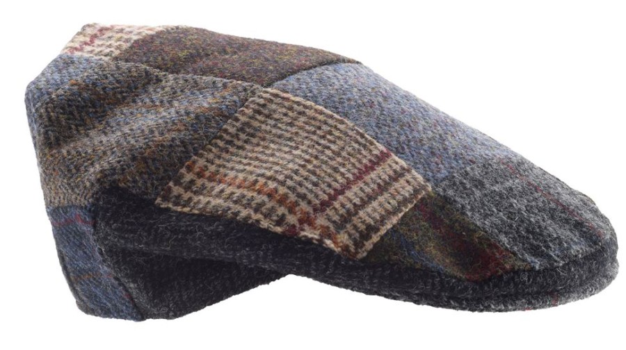 Glencroft Hats & Earmuffs | Men'S Traditional Patch Wool Tweed Cap