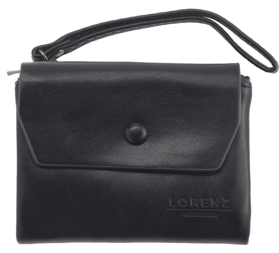 Lorenz Purses | Soft Faux Leather Wallet With Wrist Strap