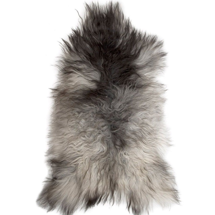 Lambland Natural Sheepskins | Natural Coloured Long Wool Grey Icelandic Sheepskin