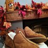 Lambland Men'S Sheepskin Slippers | Men'S Genuine Sheepskin Boot Slippers