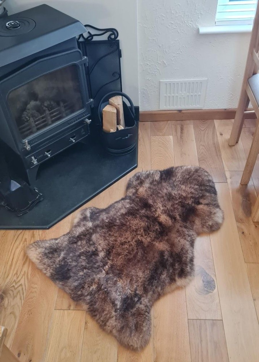 Lambland Eco Tanned Sheepskins | Eco Tanned Red Fox Luxury Sheepskin Rug