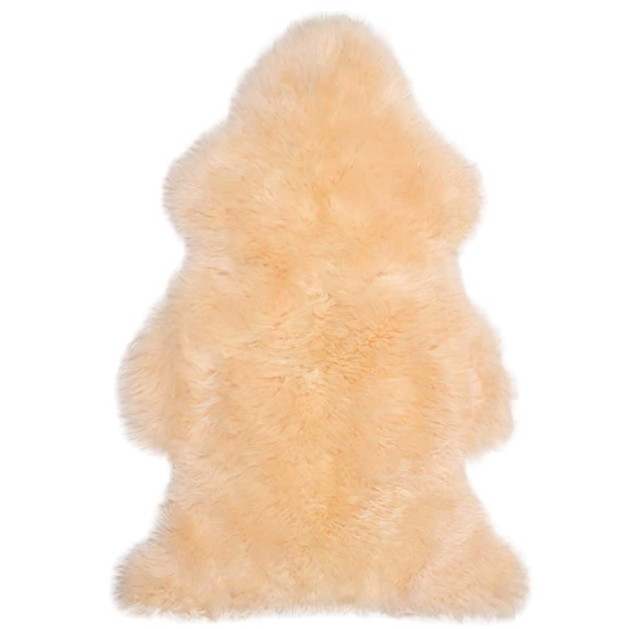 Lambland Eco Tanned Sheepskins | Eco Tanned Champagne Luxury Sheepskin Rug