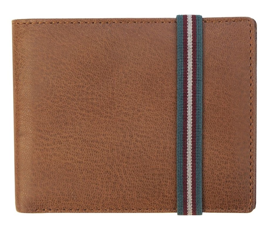 Primehide Wallets | Men'S Super Soft Leather Notecase Wallet With Elastic Fastening