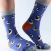 Doris & Dude Socks | Bamboo & Organic Cotton Purple Puffin Socks