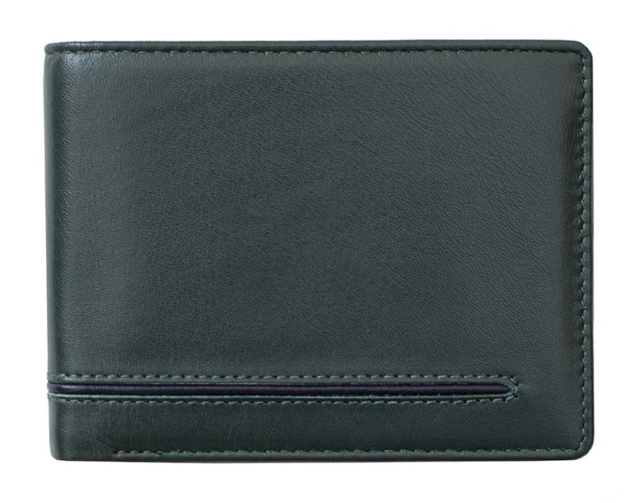 Primehide Wallets | Two Tone Luxury Leather Practical Bi-Fold Organiser Wallet