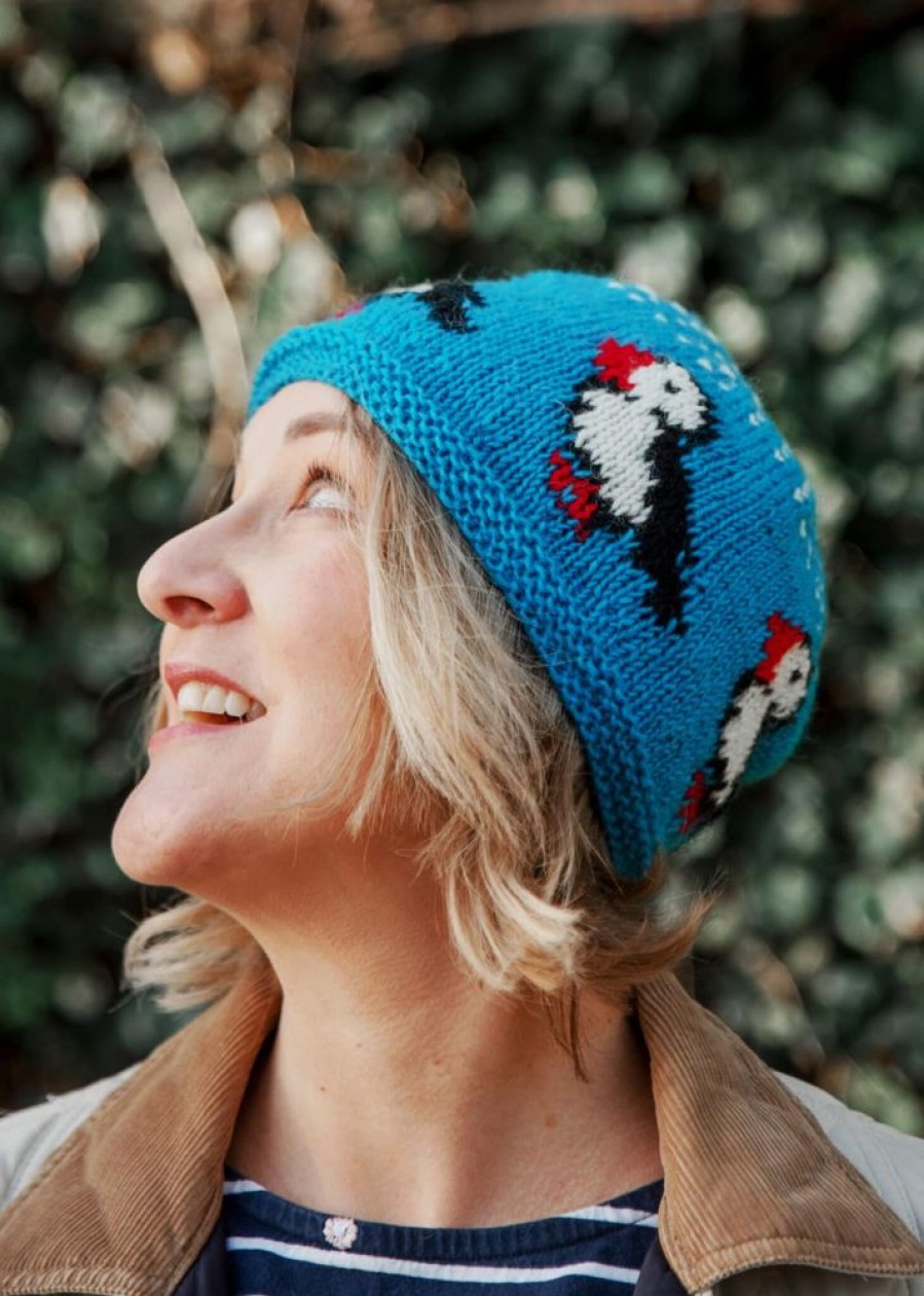 From The Source Hats, Scarves & Earmuffs | Hand Knitted Woolen Puffin Beanie