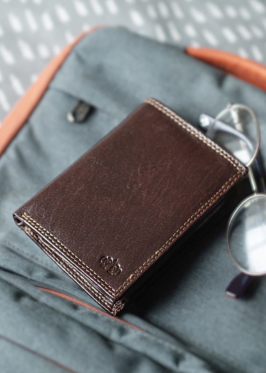 Arnicus Leather Wallets | Grained Leather Organiser Wallet