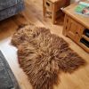 Lambland Eco Tanned Sheepskins | Eco Tanned Long Wool Rusty Brown Icelandic Sheepskin