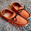 Lambland British Made Footwear | Men'S Genuine Suede Earthing Moccasin Slippers