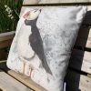 Langs Cushions & Soft Furnishings | Puffin Splatter Cushion