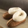 Lambland Kids Slippers & Boots | Kids' Fluffy Sheepskin Bootie Slippers With Hard Sole