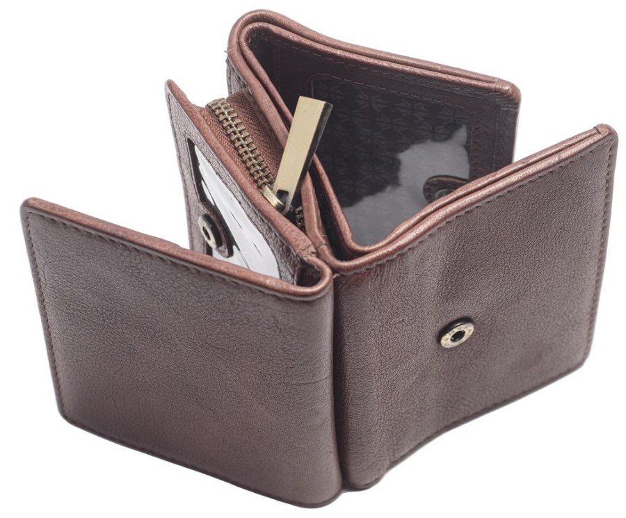 Charles Smith Purses | Vintage Leather Tri-Fold Wallet