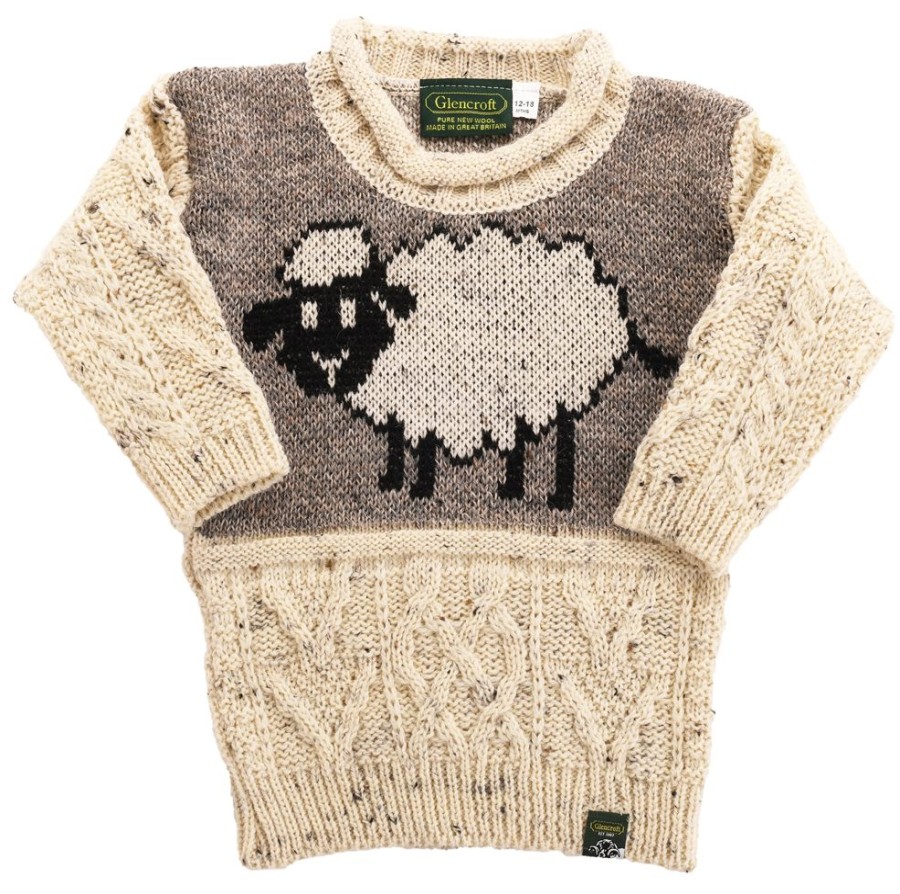 Glencroft Kids Fleeces & Bodywarmers | Kids' Aran Sheep Jumper